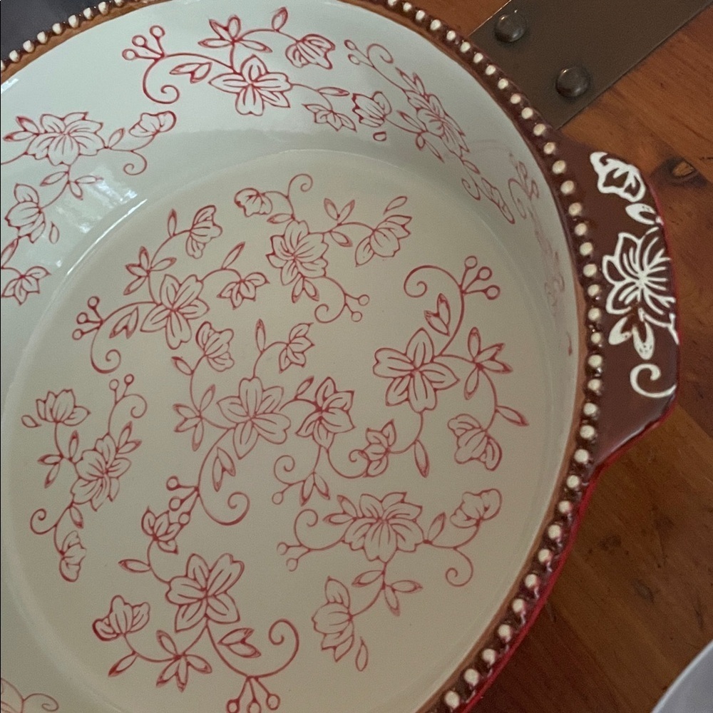 Vintage Temp-Tations Floral Lace Ovenware set - Picture 3 of 11